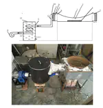 Stove Flue Gas Waste Heat Recovery Device