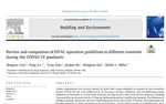 Review and comparison of HVAC operation guidelines in different countries during the COVID-19 pandemic